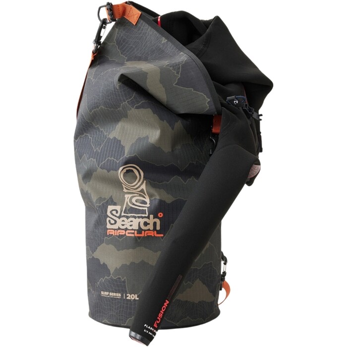 2024 Rip Curl Surf Series Barrel Bag 20L 14SMUT - Black / Olive